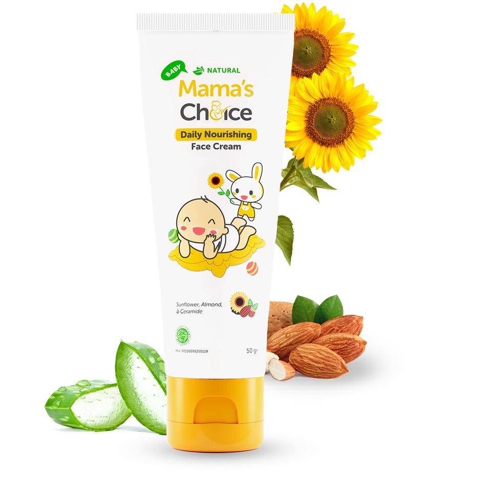 Promo Sekarang Baby Cream | Mama's Choice Baby Daily Nourishing Face Cream - Krim Wajah Bayi