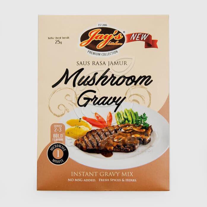 

NEW Jays Instant Gravy Gravy Mushroom Gravy Saus Rasa Jamur 25g
