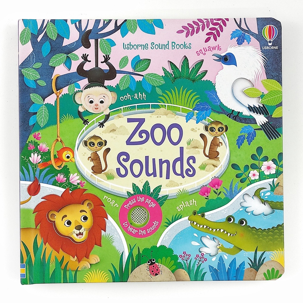 (free battery) ORIGINAL Usborne Sound Book: Zoo Sounds - Leon Books