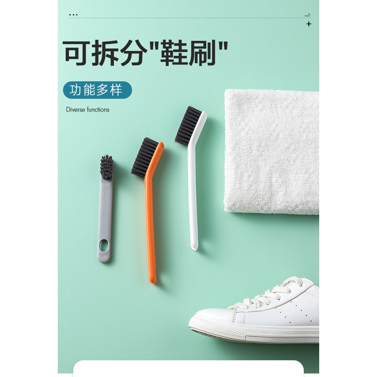 Sikat Pembersih Sepatu 2 in 1 Dapat Dilepas Multifungsi Kosekan Penyikat Penggosok Pembersih Wastafel Tebal Berkualitas Shoe Cleaning Brush