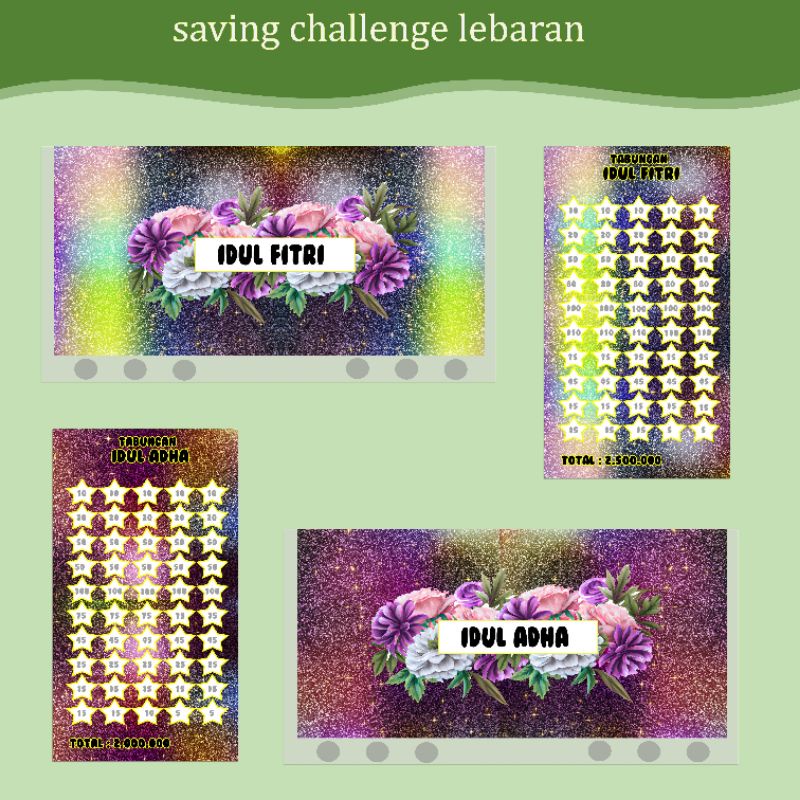 

cash envelope SAVING CHALLENGE lebaran