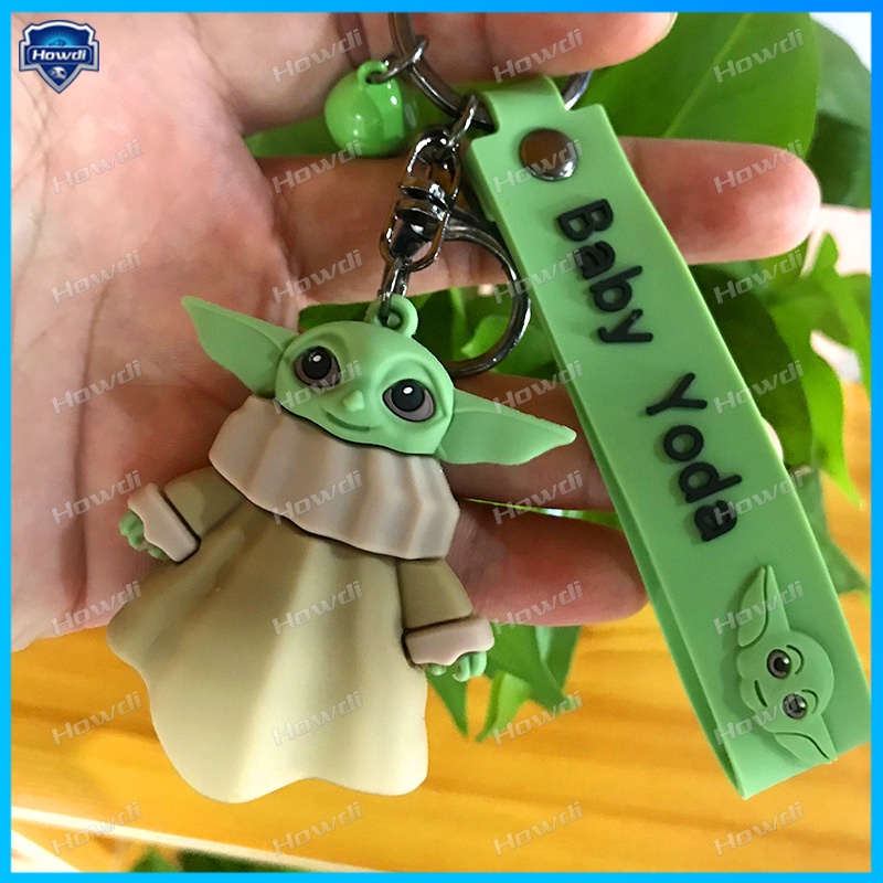 Kartun Yoda Bayi Gantungan Kunci Bayi YOUDA Star Wars Trend Keychain Indah Epoxy Tas Liontin Gantungan Kunci Mobil