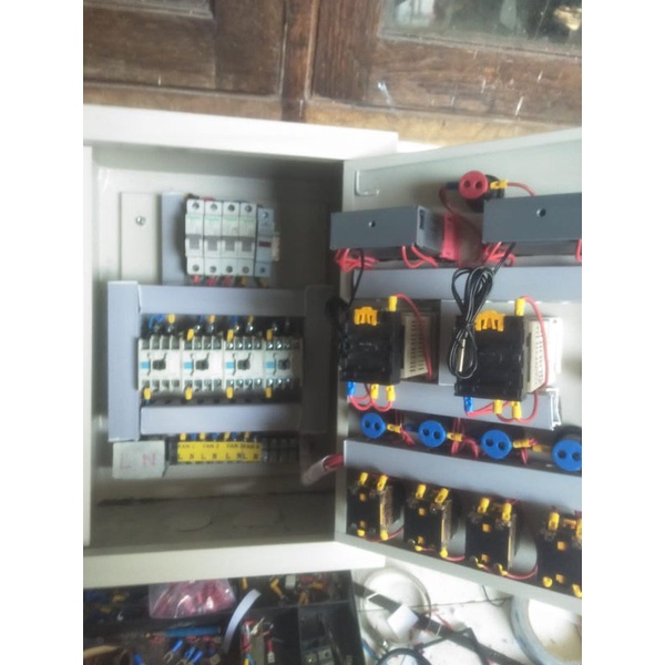 Panel Blower Kandang Ayam 4 fan, listrik 1phase