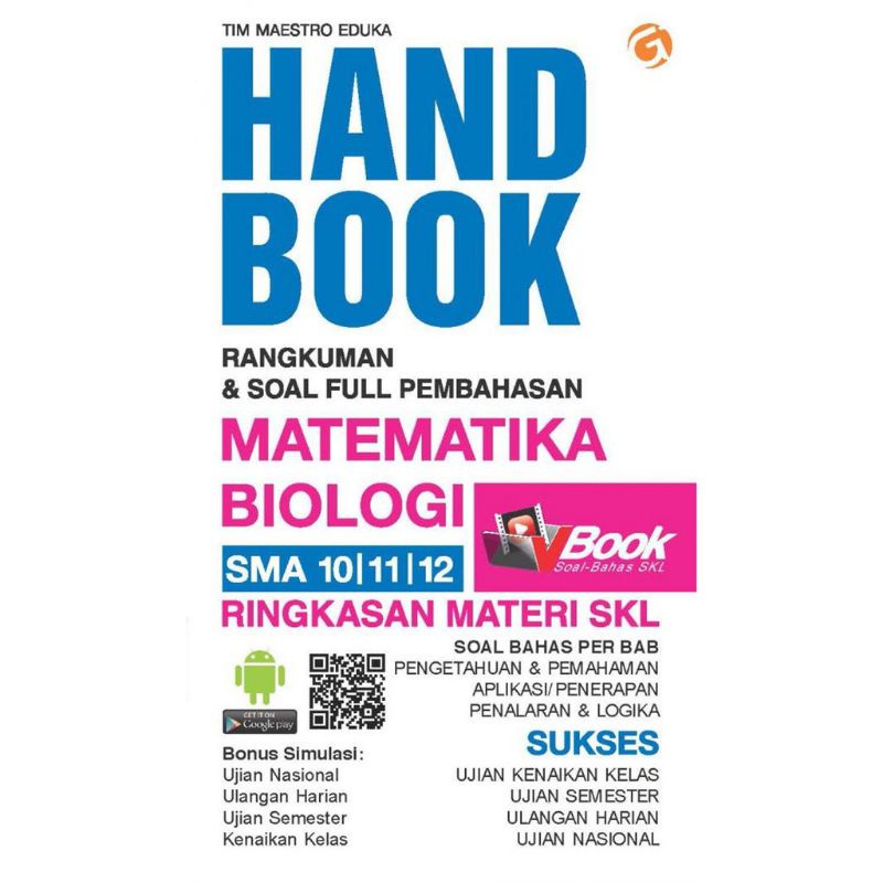 

HAND BOOK MATEMATIKA BIOLOGI SMA 10 11 12