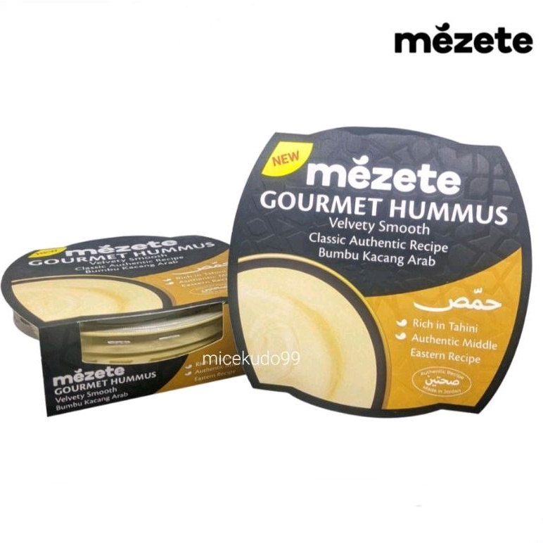 

MEZETE GOURMET HUMMUS CLASSIC BUMBU KACANG ARAB VELVETY SMOOTH