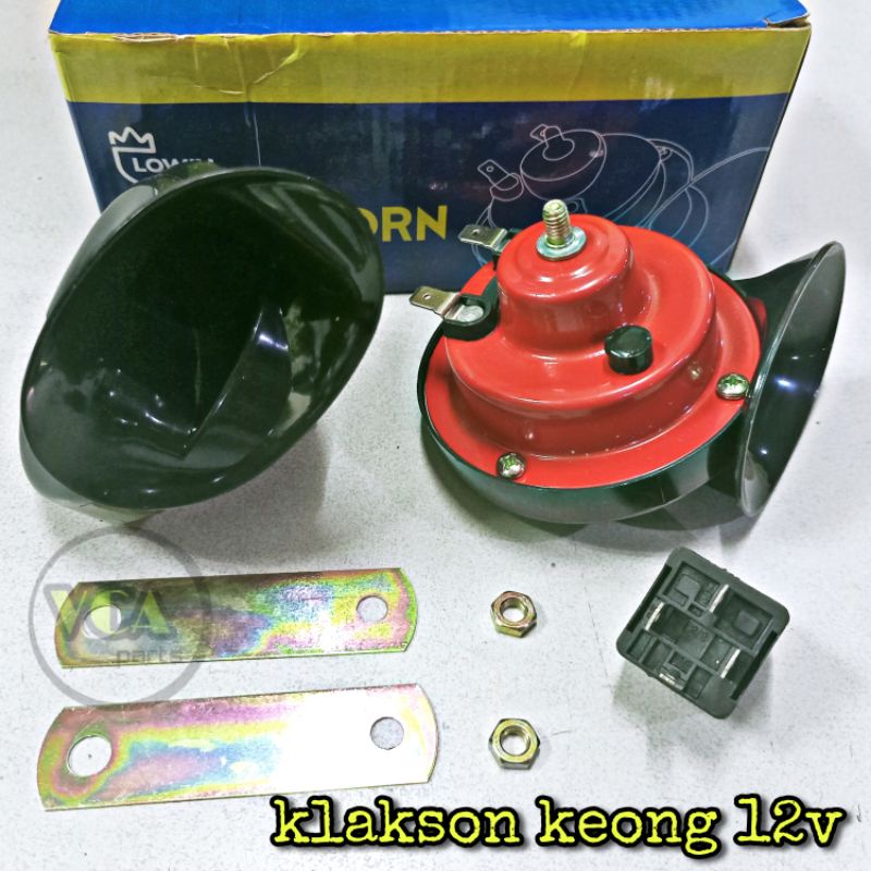 KLAKSON KEONG 12v MERK LOWIN 1set ( 2pcs )
