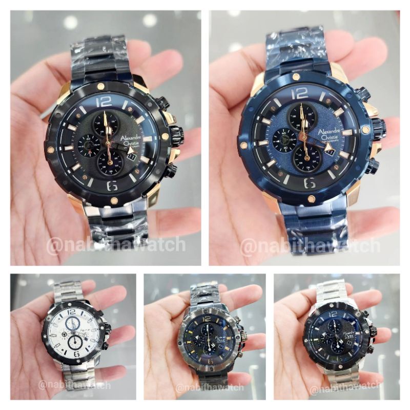 Jam Tangan Pria Alexandre Christie AC6410 New 6410 Original Garansi Resmi