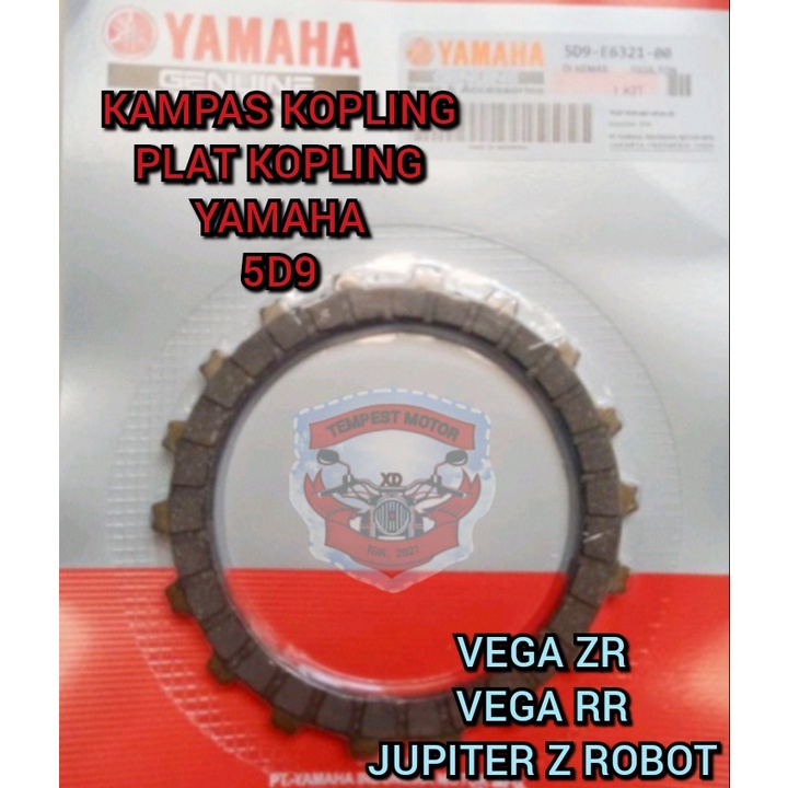 KAMPAS KOPLING VEGA ZR 5D9 PLAT KOPLING JUPITER Z PLAT KOPLING VEGA ZR JUPITER Z ROBOT VEGA RR