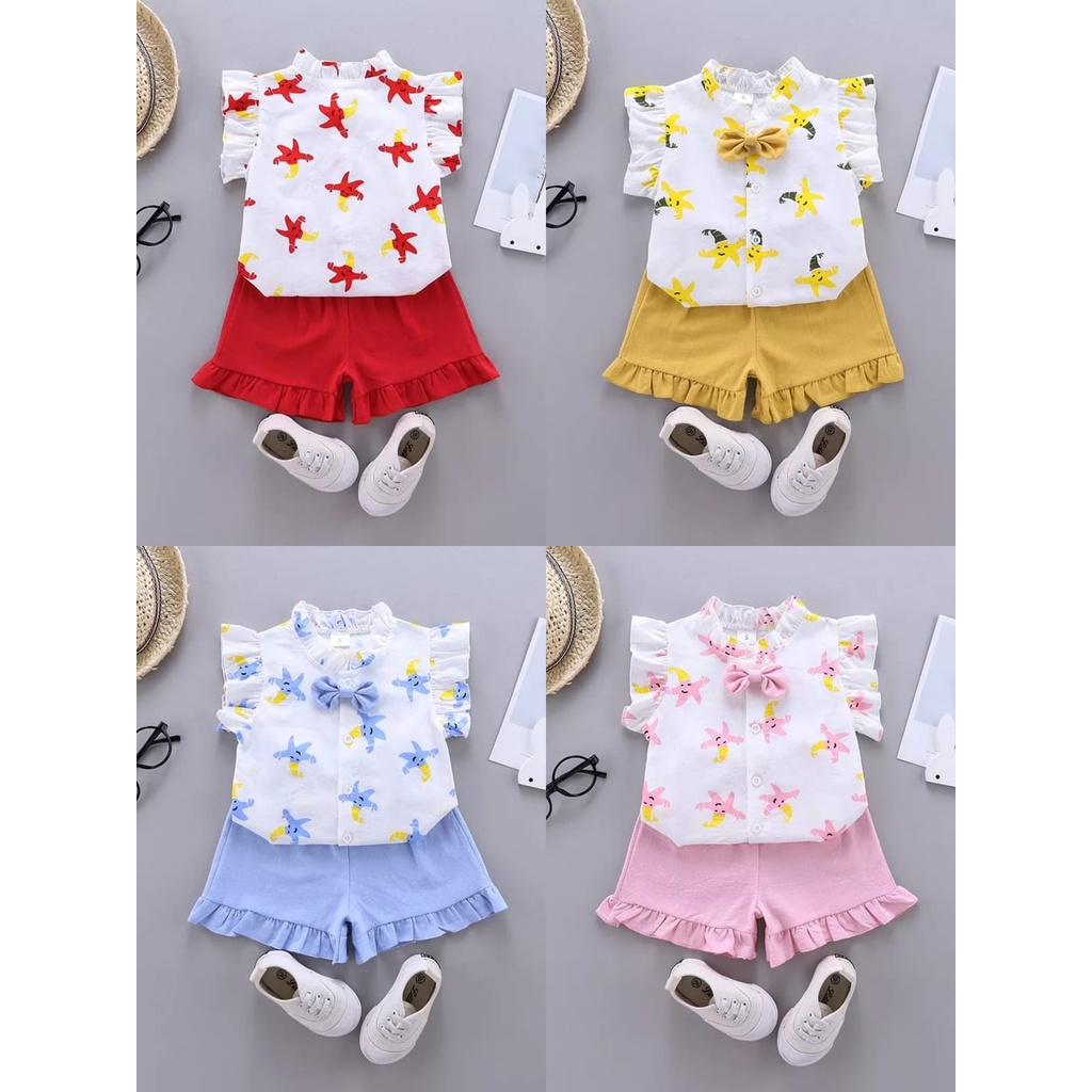 Baju Cherry Stelan Anak Perempuan Cherry Baju Cherry Fashion Anak Baju Anak Set Baju Anak Cewek Import