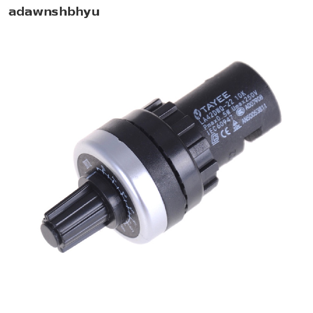 Potensiometer Putar adawnshbhyu Black Resistance 10K LA42DWQ-22 22mm Inverter Converter ID