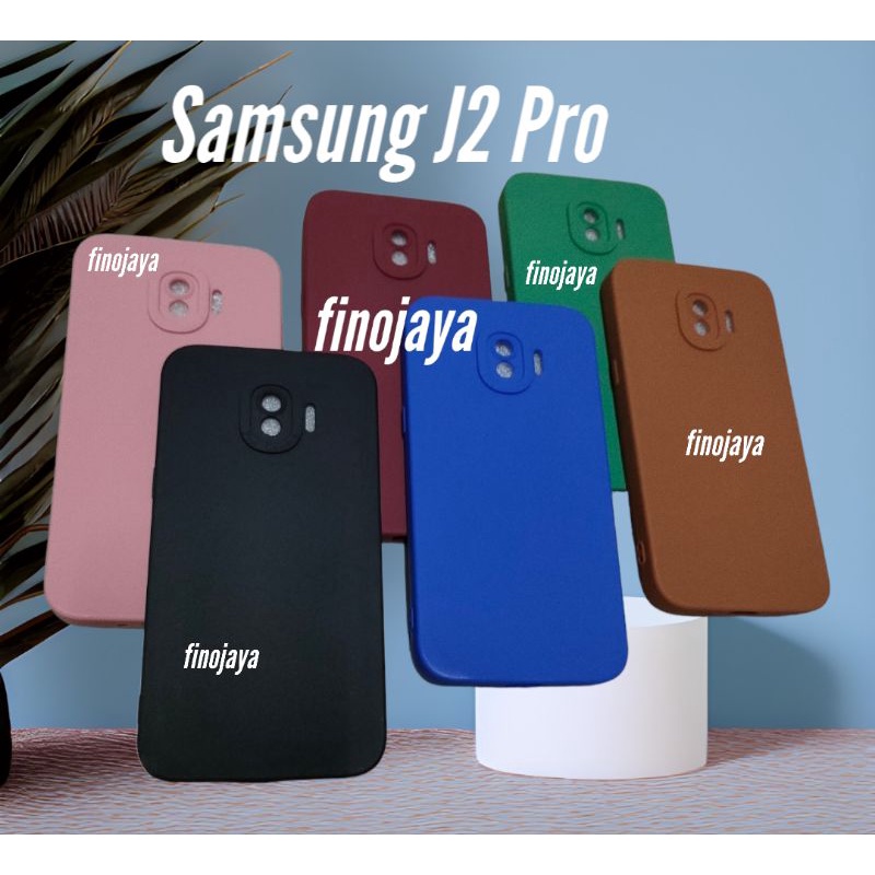 Case Macaron Samsung J2 Pro 2018 Softcase Silikon Casing Pelindung Pro Camera
