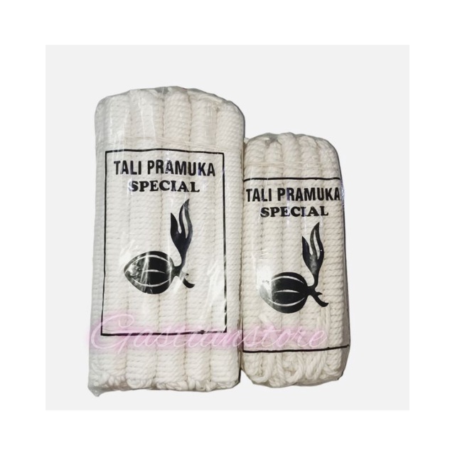 Tali serat Pramuka 20 biji panjang 2,5 meter