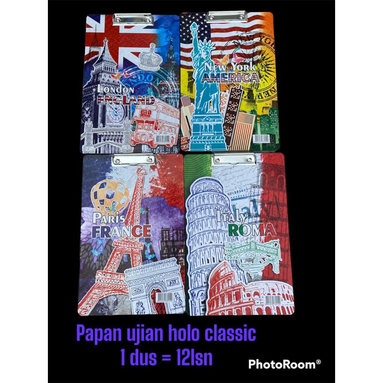 

PAPAN UJIAN CLIPBOARD HOLO CLASSIC