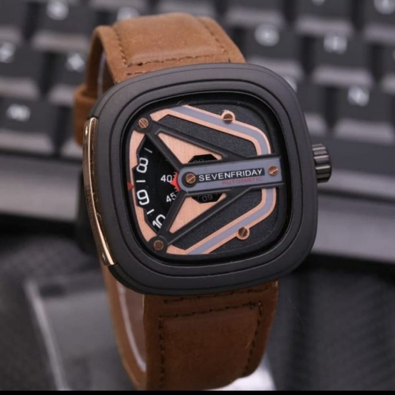 (BAYAR DITEMPAT) SEVENFRIDAY M3 JAM TANGAN PRIA ANALOG QUARTZ CASUAL ANTI AIR