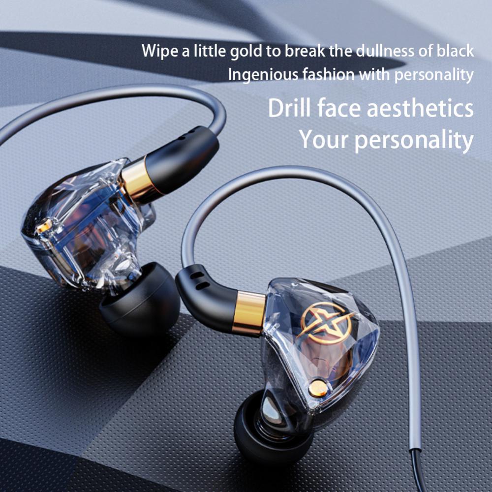 KT-02 Wired Earphone with Mic Headset Gaming