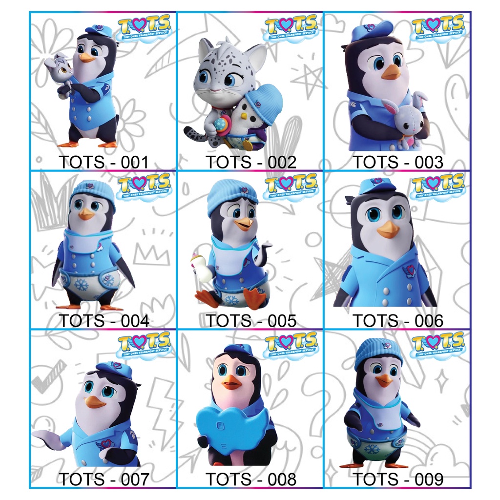 [FREE NAMA !!] Kaos / Baju Tots Penguin Anak Laki / Perempuan / Dewasa &amp; Couple Family Bahan Katun Cotton Combed 30s Custom Nama