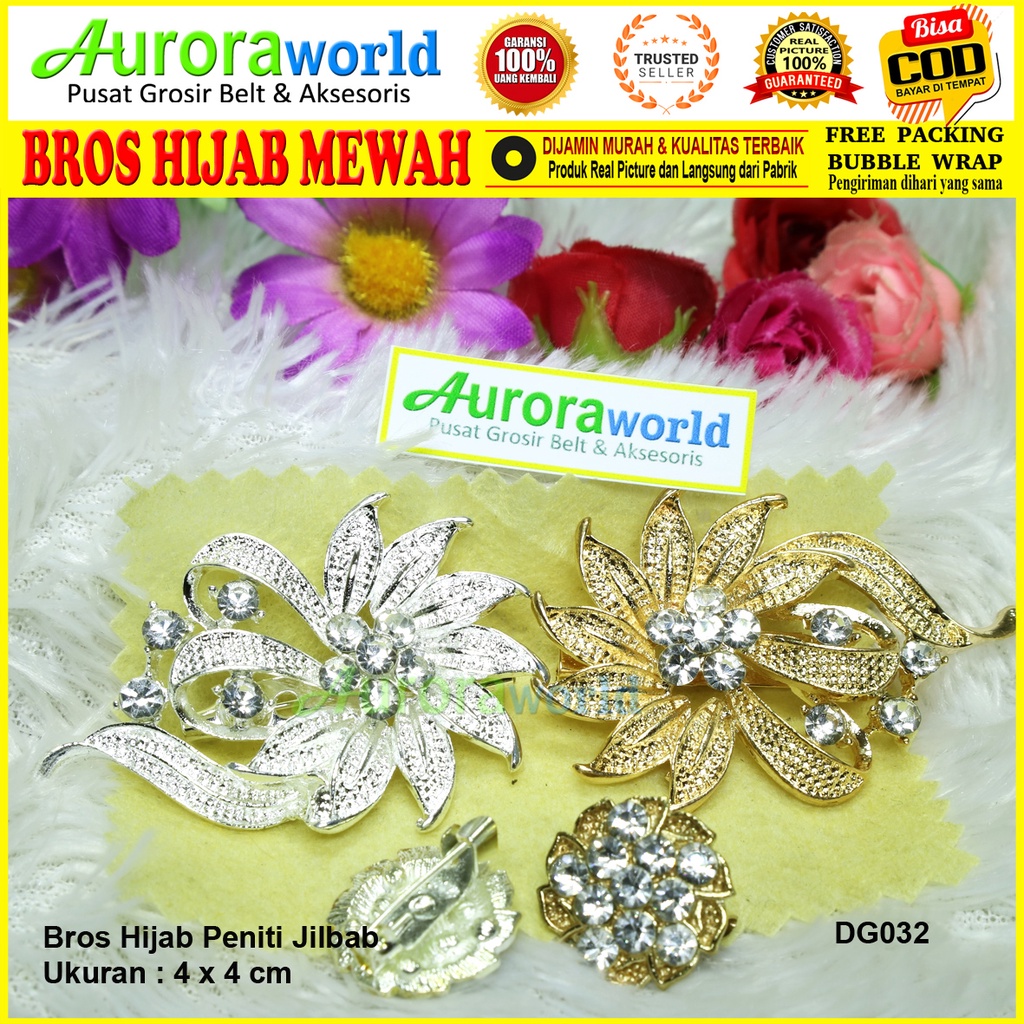 Auroraworld Bros Permata Bros Hijab Mewah Kualitas Super bisa COD