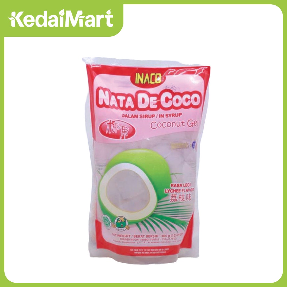 

Inaco Nata De Coco Lychee Flavour 360 Gram