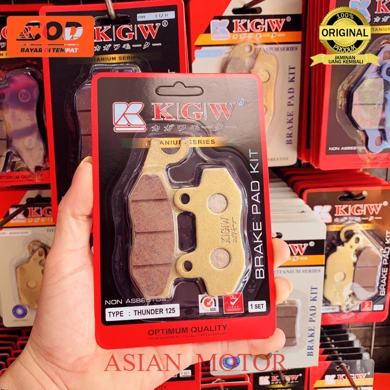 variasi aksesoris sparepart motor Dispad kampas rem cakram depan Thunder 125/KLX 150/KLX 250 Origina