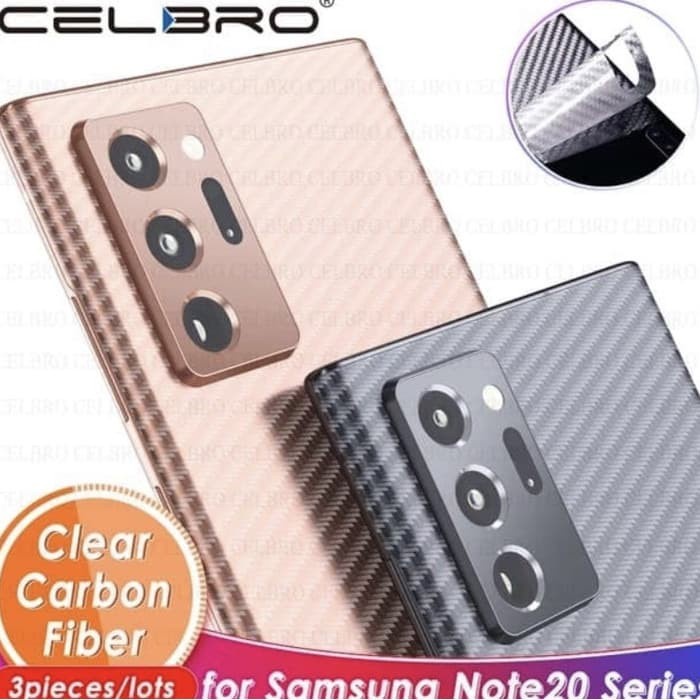 SAMSUNG NOTE 20 / NOTE20 ULTRA ANTI GORES BACK SKIN CARBON GARSKIN ANTI GORES KARBON SCREEN GUARD PROTECTOR- NOTE 20