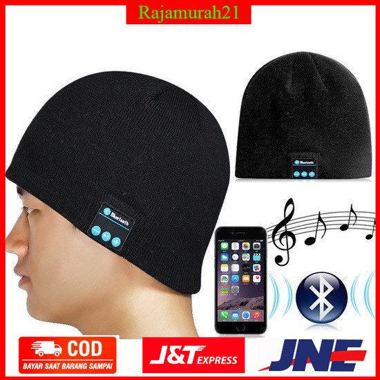 EDAL Kupluk Bluetooth Knit Beanie with Hands-free Calls Speaker - FY42 - Black - OMHA8HBK