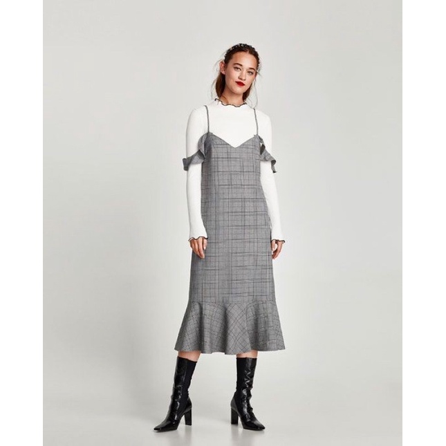 PRELOVED ZARA DRESS OVERALL