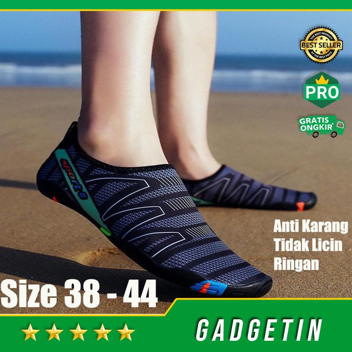 Sepatu Pantai Olahraga Air Sepatu Mancing Diving Rafting Anti Karang