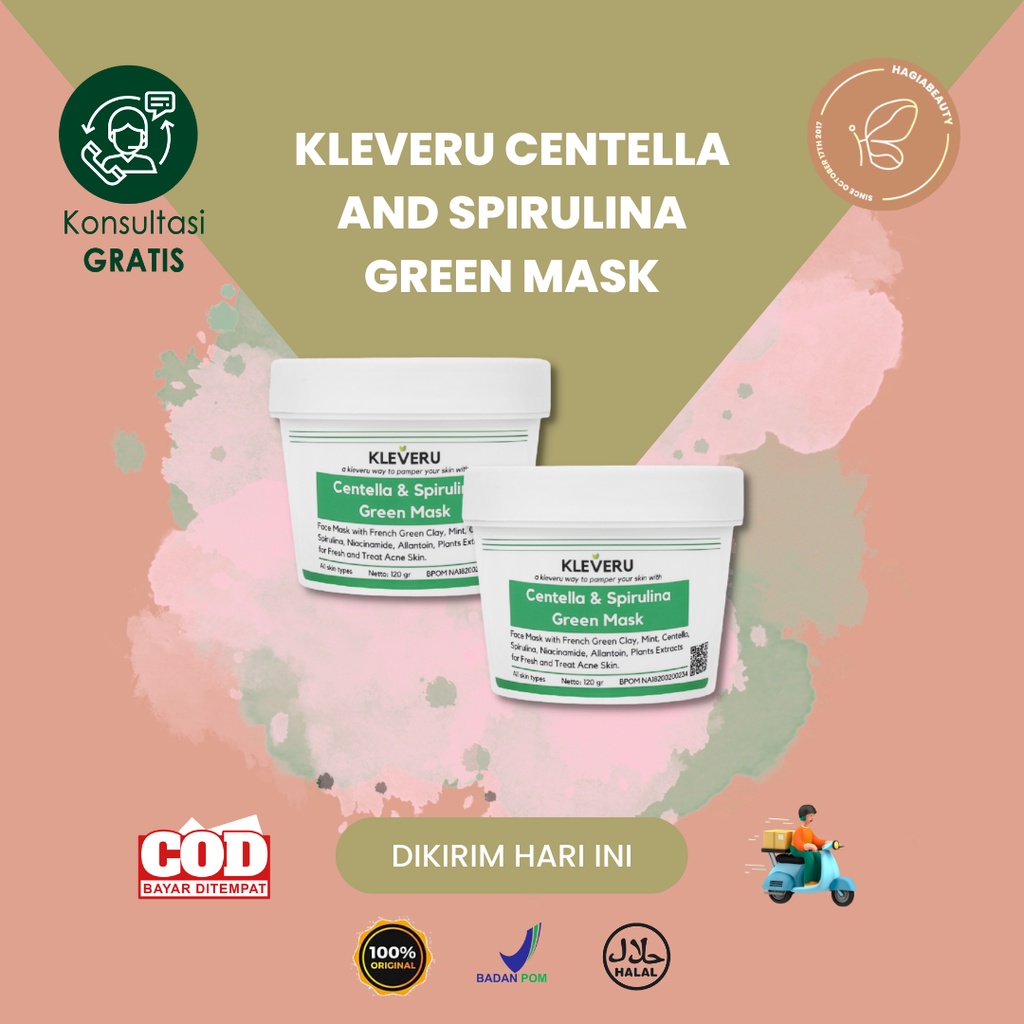 Kleveru Centella and Spirulina Green Mask