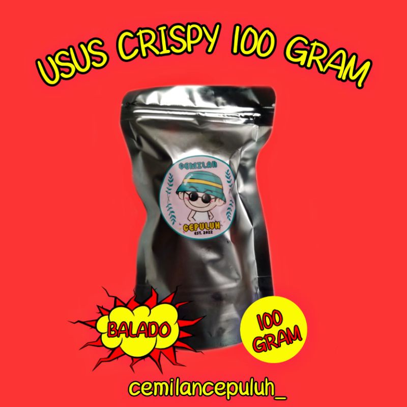 

Usus Crispy Balado 100 Gram