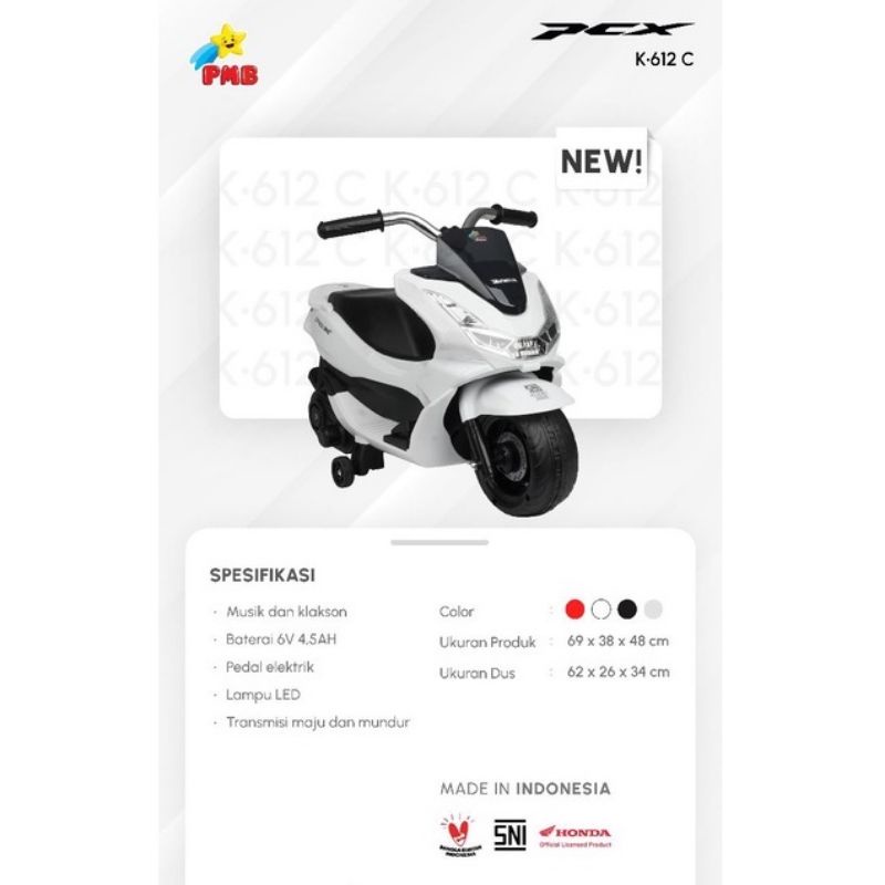 Motor PCX Mini Aki PMB K612B / Motor pcx AKi Mainan AKI Anak