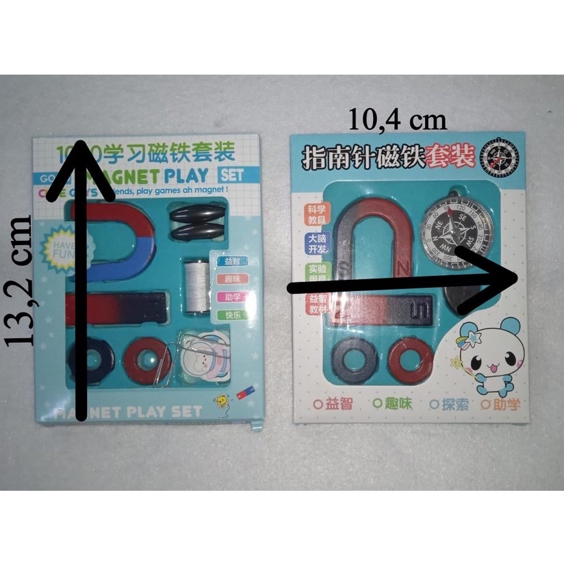 Magnet Edukasi Praktek Sekolah I U Love Kompas | Magnet Play Set | &quot;play games ah magnet! &quot;