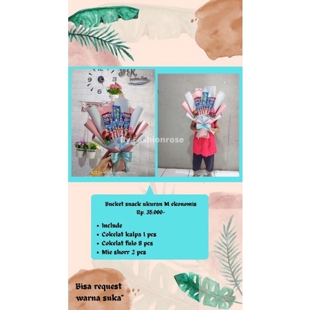 BUCKET SNACK UKURAN M EKONOMIS BUKETJAJANAN ANAK BUKET TK SDN ULTAH