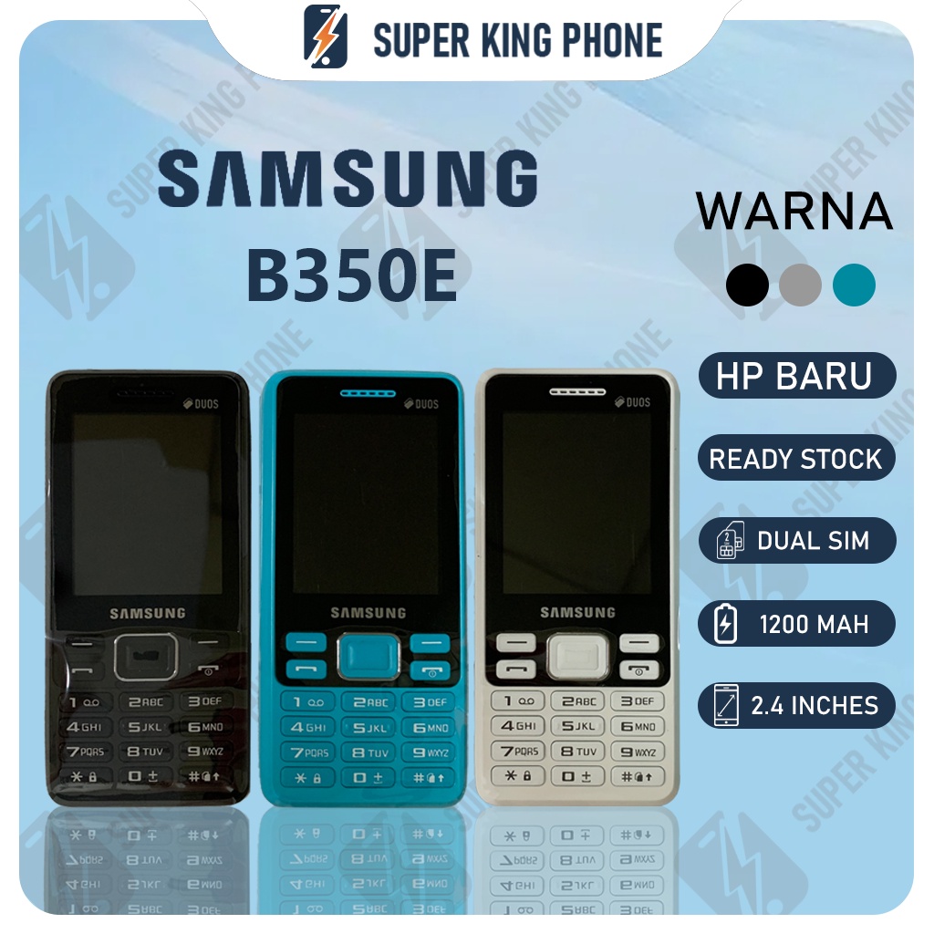 Super King Samsung B350 bergaransi termurah 2G GSM mobile phone Dual Sim