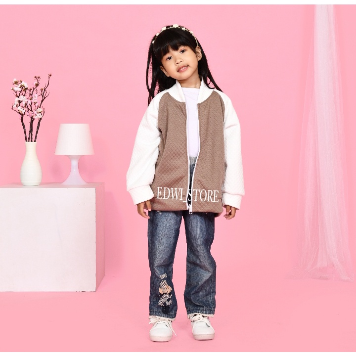 Jacket Terbaru Bahan Diamon Knit Cocok Untuk Anak Cewek dan Cowok 1-6th