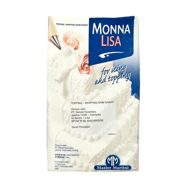 

Monna Lisa Whip Cream Uht 1ltr