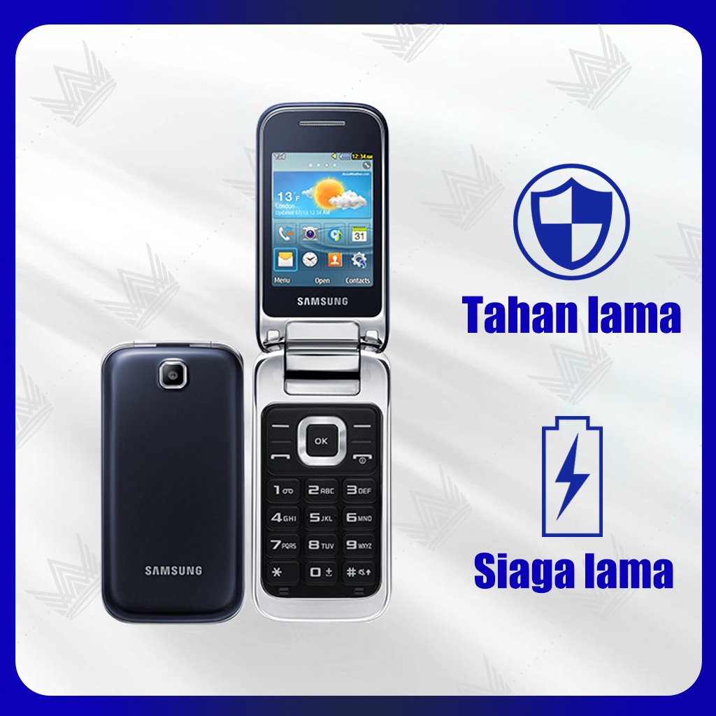 Bagus mulus HP Samsung C3592 Mobile Phone JADUL Murah DUAL SIM NEW bahasa indonesia suara besar bisa indonesia