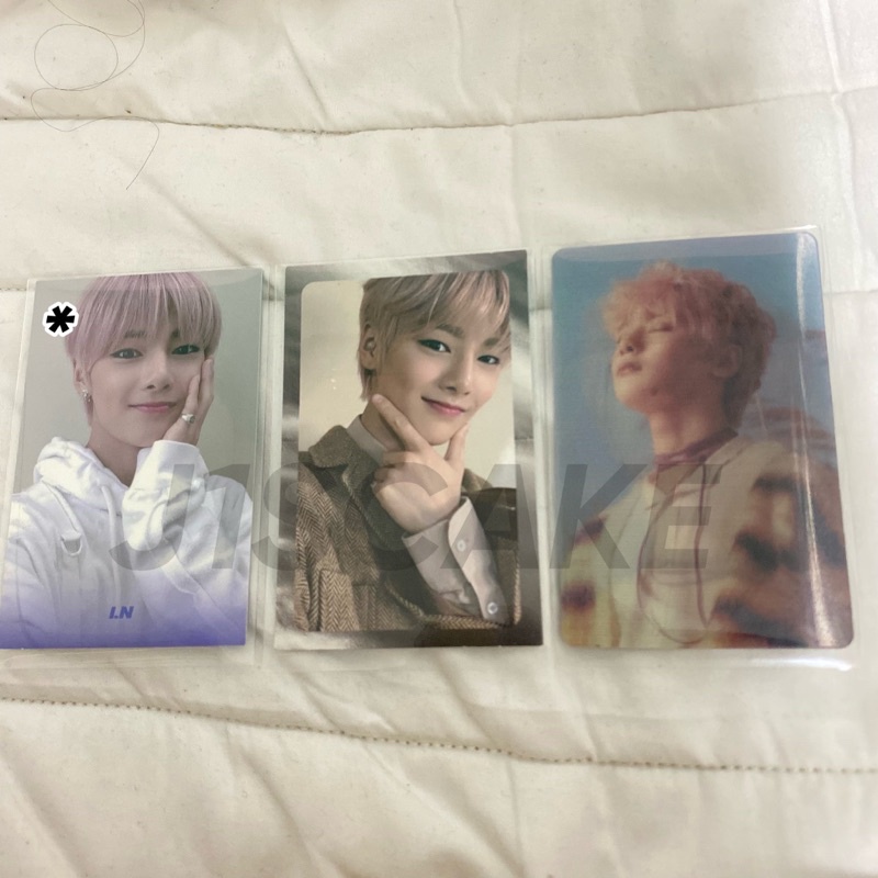 [booked] Photocard pc levanter lenti I.N Yang Jeongin border silver levanter Name levanter