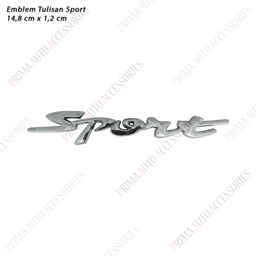 Emblem Mobil (Tulisan) SPORT 14,8 cm