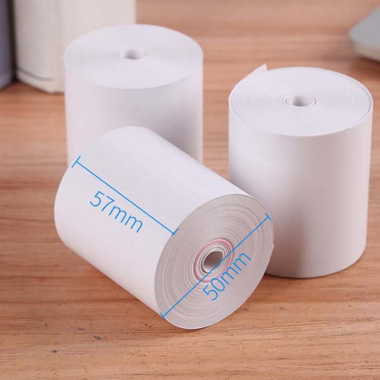 

♚♚ 58 X 40 MM Kertas Struck Printer Thermal TEBAL 58x40mm ISI 10 Roll