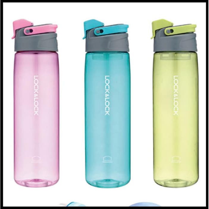 Botol Air Minum Easy Stopper Bottle Aqua Lock n Lock 950 ml HLC950 HLC 950 Lock & Lock