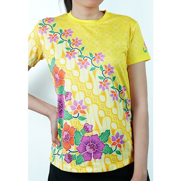 Trijee - Kembang Wungu - Baju Olahraga, Lari, Badminton, Gym, Indoor/Outdoor training, Casual - Bati