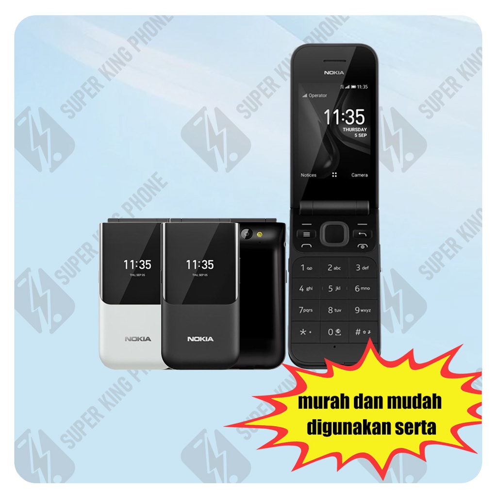 Super King NOKIA 2720 FLIP Phone 2G DUAL SIM GARANSI HP JADUL NOKIA JADUL LIPAT