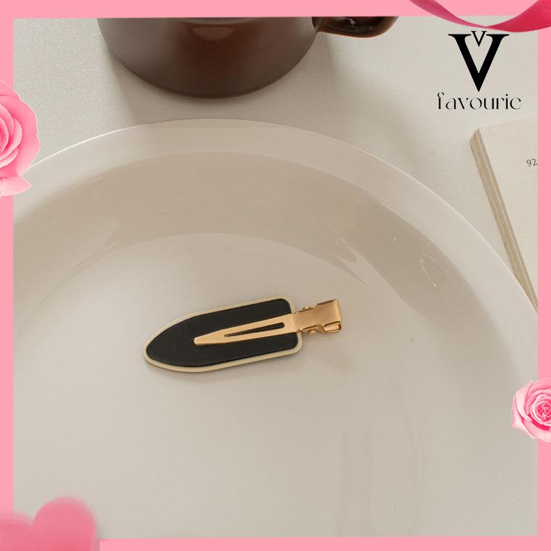 CODJepit Rambut Bentuk Papan Catur Warna Hitam Dan Putih Gaya Klasik Modern-FA