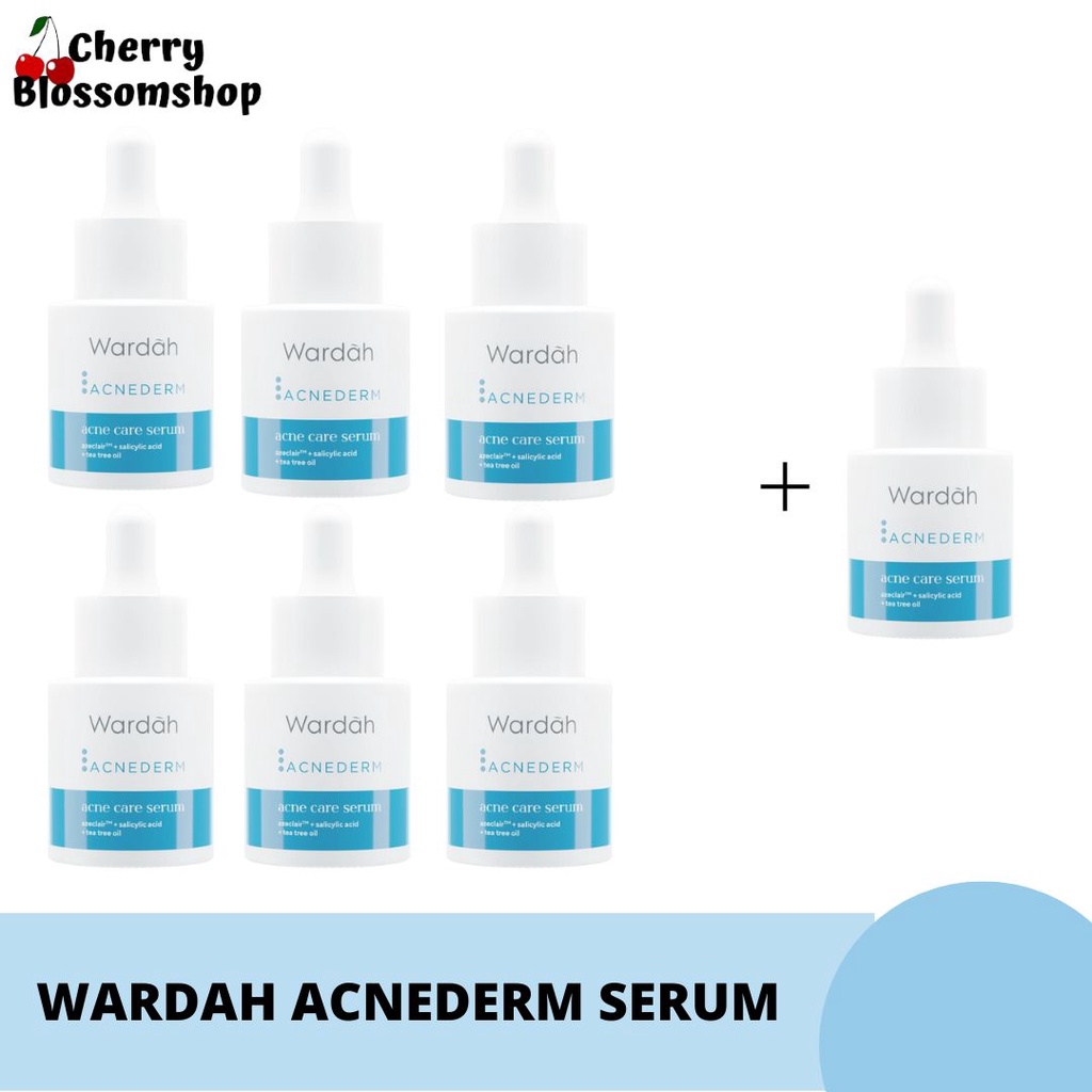 WARDAH PAKET ACNEDERM ACNE CARE SERUM BUY 6 GET 1