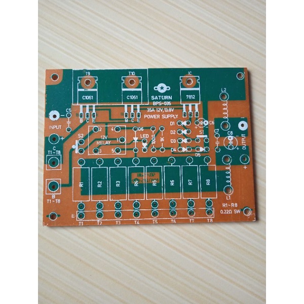 Pcb Power Supply 5A - 35A 12V/13.8V Non Simetris Saturn PS - 035