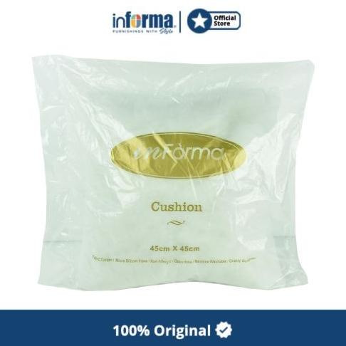 TERBARU ISI CUSHION CUSHION INSERT INFORMA WHITE 45X45CM /GORDEN JENDELA/GORDEN PINTU/GORDEN BLACKOU