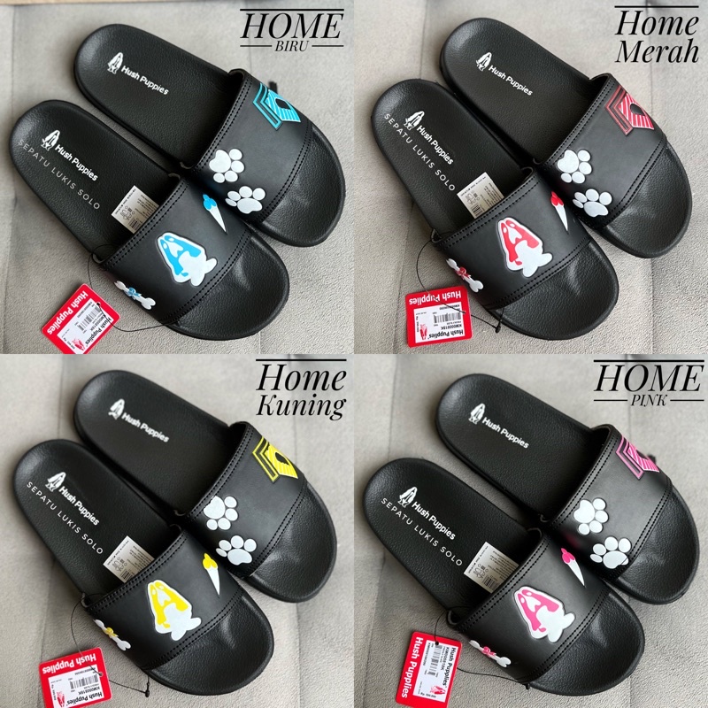 [ KATALOG 7 ] Sandal Hush Puppies + BOX Slop cowok dan cewek , sendal slop
