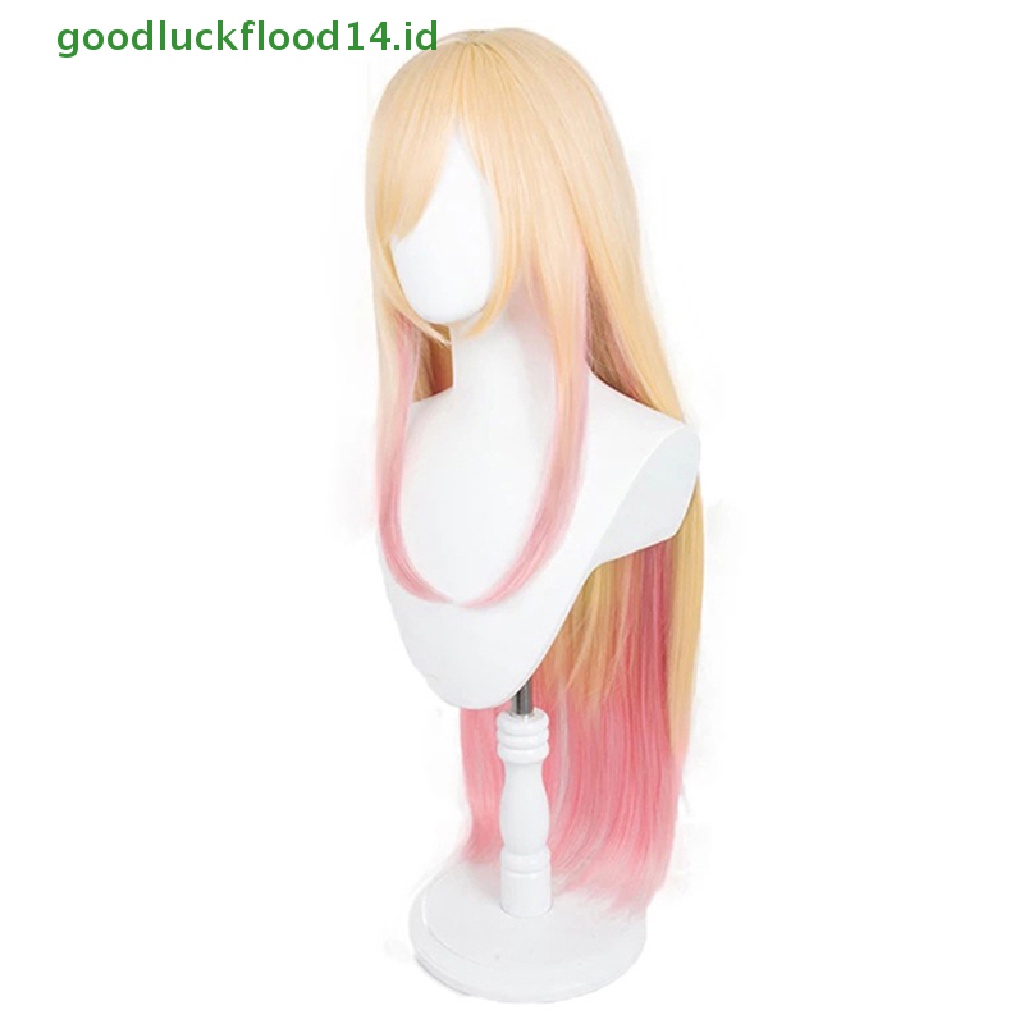 [GOOGFOUR] Anime My Dress-Up Darling Marin Kitagawa Cosplay Wig Rambut Gradasi Kuning [TOP]