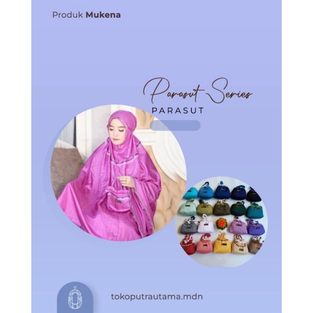 MUKENA TRAVELING PARASUT FREE TAS WARNA LENGKAP | MUKENA PARASUT | MUKENA CANTIK | MUKENA MURAH | TE
