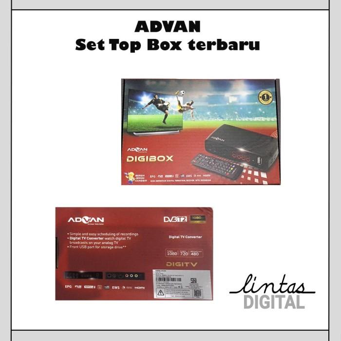 ADVAN DIGIPRO DVBT2 DVB-10KK Kominfo 1080p Set Top Box STB Digital TV